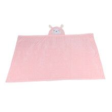(Pink 31.5 X 59.1in) Baby-Kapuzenhandtuch aus Korallvlies Bär Saugfähig