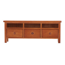 (Maroon) Mini-TV-Schrank Holzmodell für 1/12 Puppenhaus