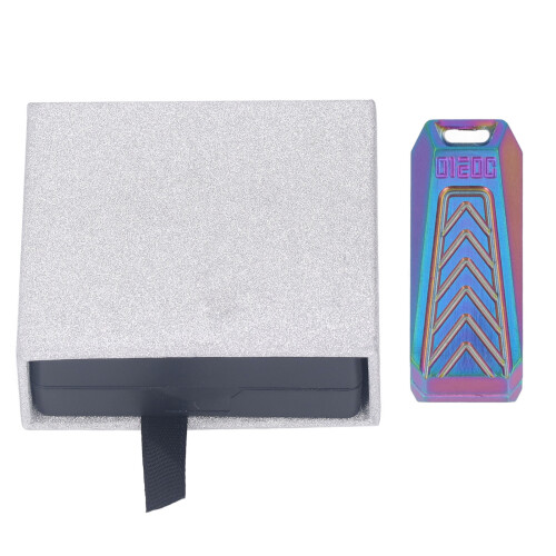 (Colorful) Black Stainless Steel Fidget Slider