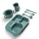 Baby Dinosaur Divided Dinner Plate Set with Spoon Fork Cup 3