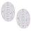 2pcs AOE Damage Template 20ft 15ft 10ft 5ft Radius Acrylic 5