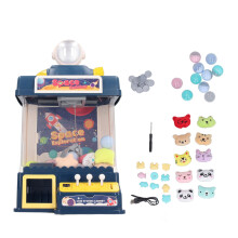 (Dark Blue) Mini-Arcade-Klauenmaschine mit Soundeffekt in Pink