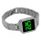 (Black) Digitale Armbanduhr HD wasserdicht Silber 2