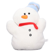 Schneemann Plüschspielzeug waschbar 45cm Weihnachtsgeschenk