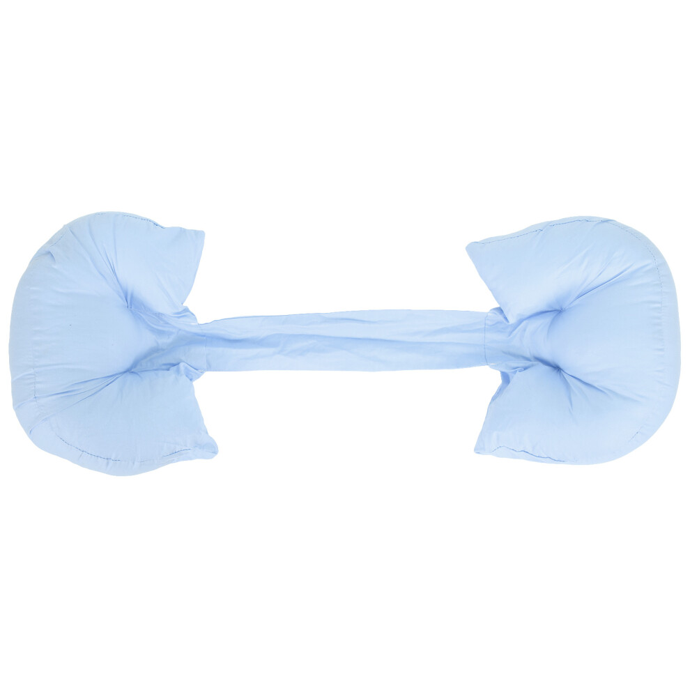 (Sky Blue) Adjustable Pregnancy Support Pillow for Sleeping Napping