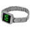 (Black) Digitale Armbanduhr HD wasserdicht Silber 5