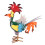 Metal Rooster Statue Outdoor Decoration 3