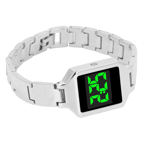 (Silver) Digitale Armbanduhr HD wasserdicht Silber 1