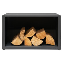 OKO S3/S4 Bio Ethanol Stove Log Store in Charcoal Grey