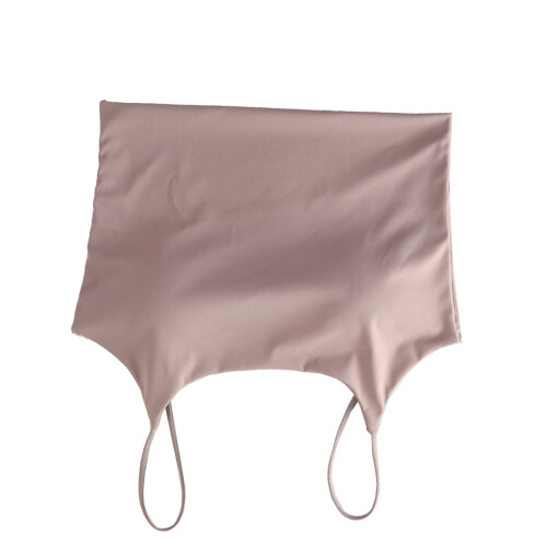 (Pink Free Size) Spaghetti Strappy Crop Top Apricot 2