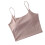 (Pink Free Size) Spaghetti Strappy Crop Top Apricot 2