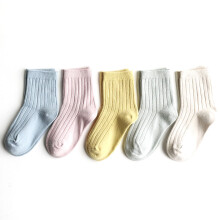 (Colorful S:1‑4 Years Old) Kinder-Mittelschaftsocken Baumwolle atmungsaktiv 1-4 J.