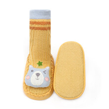 (Yellow 11cm/4.33in) Baby-Socken Schuhe Warm Erstes Laufen Kleinkinder Orange 11cm