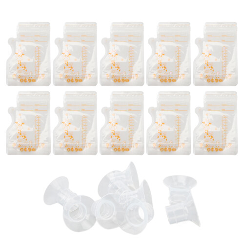 Tettarella Silicone 24/21/19mm con Sacchetto Latte 250ml
