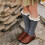 Mädchen Spitze Wadensocken Baumwolle Warm Elastisch 5
