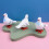 (White) Werkende vogelspeelgoed, realistisch, wit 5