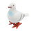 (White) Werkende vogelspeelgoed, realistisch, wit 2