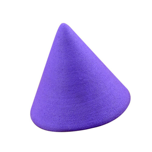 (Purple) Blocchi geometrici in schiuma conici viola 1