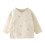 (52cm) Baby Quilted Warm Long Sleeve Snap Top 52cm 1
