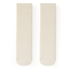 (Beige Free Size) Kids Stacked Socks Pure Color Soft Comfortable Taro Purple