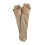 Babys Bär-Muster-Hochsocken Beige Baumwolle 1