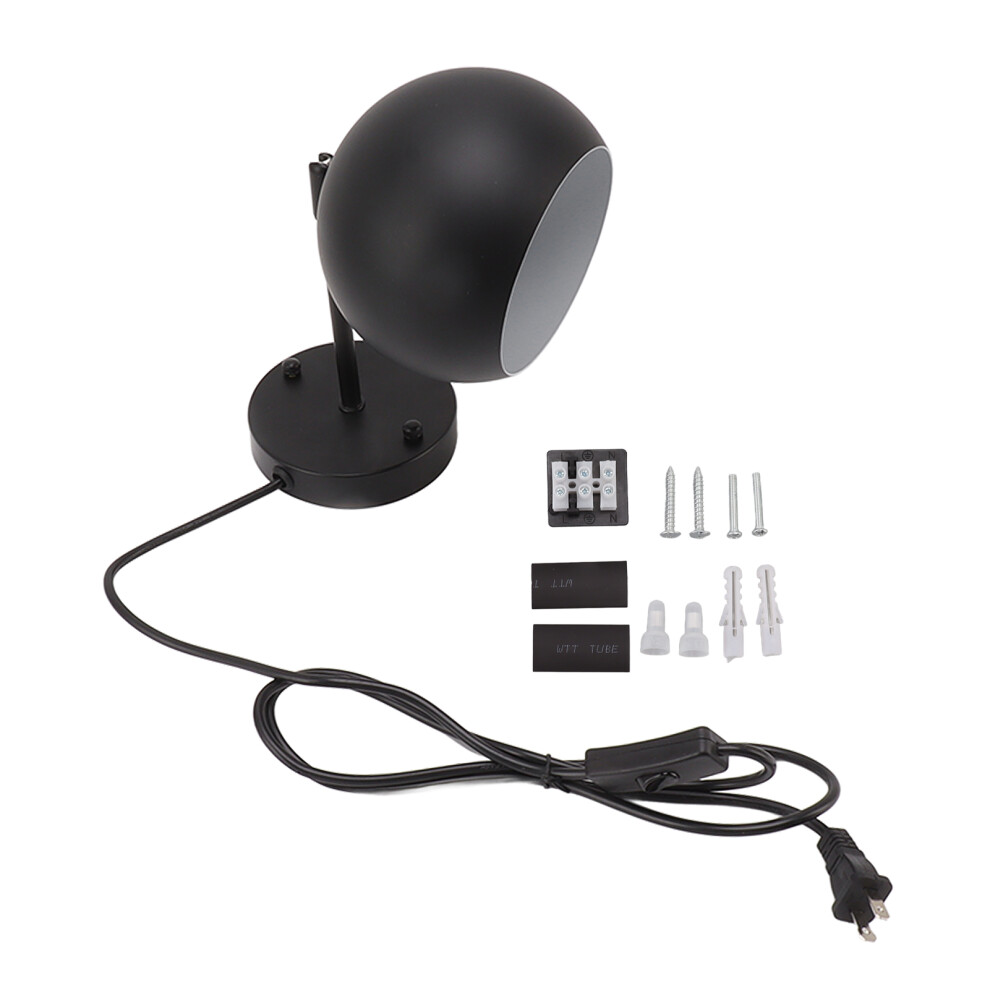 Vintage Wall Sconce Adjustable E27 E26 LED Vanity Light Black 85-265V-image-OPC-PMMKPMS-NEW