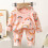 Baby-Baumwoll-Pyjama Set elastischer Bund Langarm 2-teilig 90cm 5