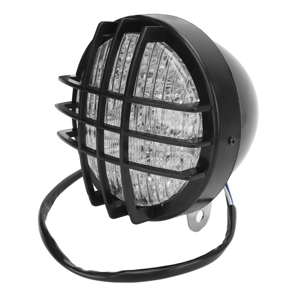 Universal 12V Motorcycle Headlight Grill High-Low Beam Easy Install 4401357206088