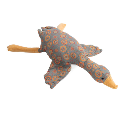 (Green) Gans Knuffel Rose Patroon Pluche Kussen Speelgoed 2