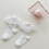 (S for 1‑3 Years Old) Kleinkind Mädchen Rüschen Mesh Socken Weiß Bündchen 5