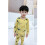 Kinder-Pyjama Set Dino 2-teilig Gelb 73cm 5