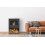 OKO S4 Bio Ethanol Stove with Log Storage in Charcoal Grey 2