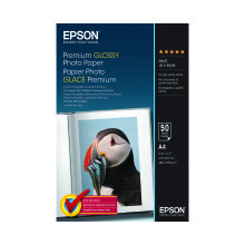 Epson Premium Glossy Photo Paper - A4 - 50 Sheets