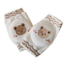 (Bear) Baby Knee Pads Cotton Soft Adjustable Crawling Aid Little Rabbit