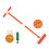 (Red) Kids Roller Ball Toy Set Outdoor Interactive Pulling Training Red 1
