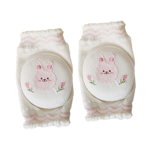 (Little Rabbit) Ginocchiere Bebé Cotone Morbido Coniglio 1