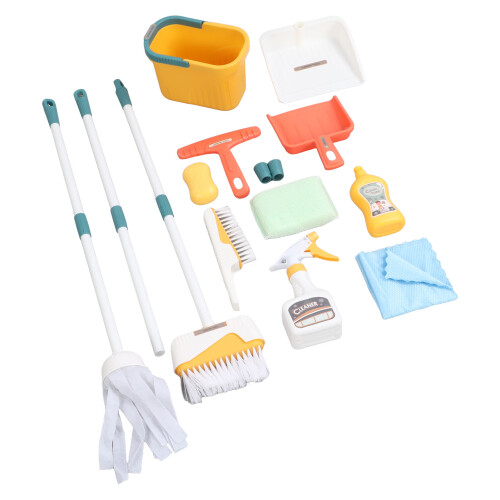 Kids Cleaning Set Educational Pretend Play 2