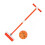 (Red) Kids Roller Ball Toy Set Outdoor Interactive Pulling Training Red 5