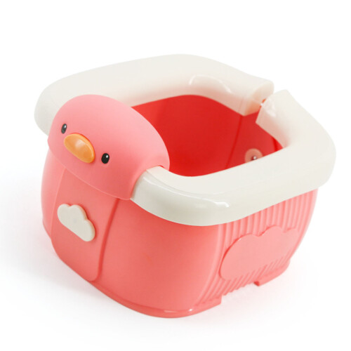 (Red) Sedia WC Pieghevole Portatile per Bambini Verde 1