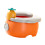 (Orange) Sedia WC Pieghevole Portatile per Bambini Arancione 3