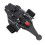 (Black) Spinnengriff mit Saugnapf-Set Schwarz 2