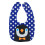 (15) Double Sided Waterproof Cotton Bibs Cartoon Pattern Washable 1