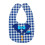 (10) Double Sided Waterproof Cotton Bibs Cartoon Pattern Washable 1
