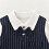(Blue 73) Baby-Strampler mit Fliege aus Baumwolle Blau 4