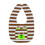 (6) Double Sided Waterproof Cotton Bibs Cartoon Pattern Washable 1