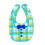 (5) Double Sided Waterproof Cotton Bibs Cartoon Pattern Washable 1
