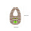 (6) Double Sided Waterproof Cotton Bibs Cartoon Pattern Washable 2