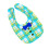 (5) Double Sided Waterproof Cotton Bibs Cartoon Pattern Washable 2