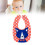 (7) Double Sided Waterproof Cotton Bibs Cartoon Pattern Washable 4