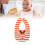 (1) Double Sided Waterproof Cotton Bibs Cartoon Pattern Washable 3